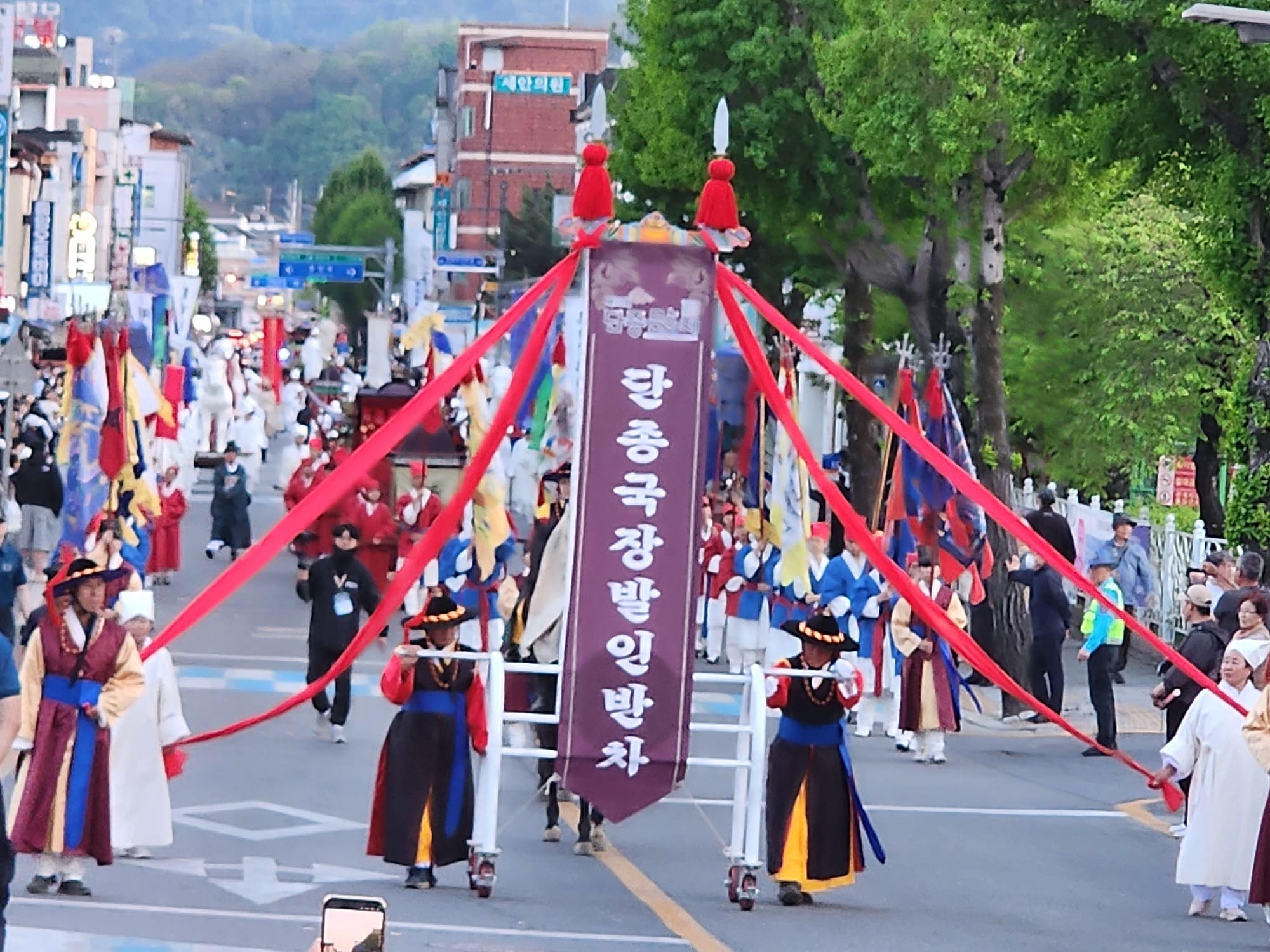 Crowd was bigger than expected at Danjong Festival today
